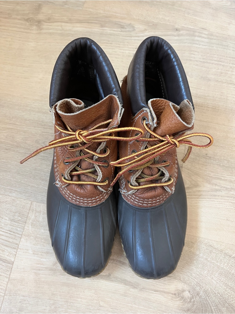 Men's Brown Duck Boots - Rugged Waterproof Outdoor Boots